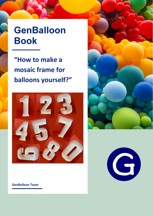 GenBook in English "How to make a mosaic frame for balloons yourself?"