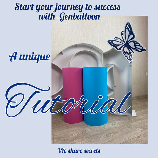 Tutorial: How to make a Tube for party decoration