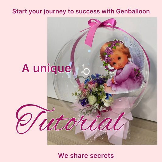 Tutorial: A bouquet of flowers in a bobo balloon