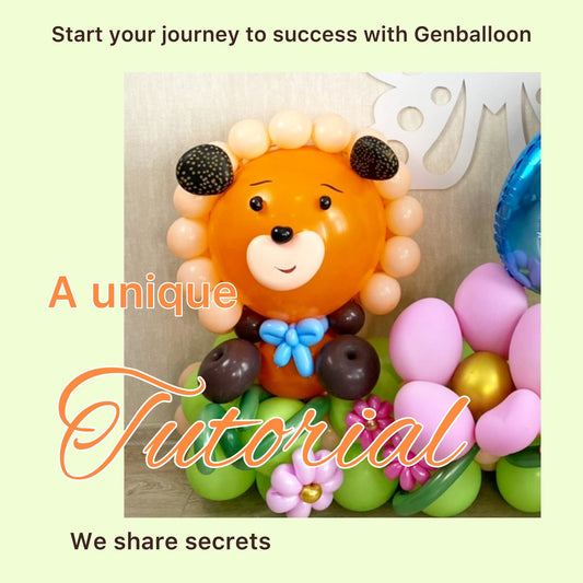 Tutorial: How to make a balloon lion cub