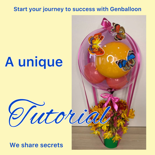 Tutorial: How to make a Bobo balloon and flowers in a hatbox