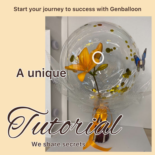 Tutorial: How to place an organic flower in a Bobo balloon