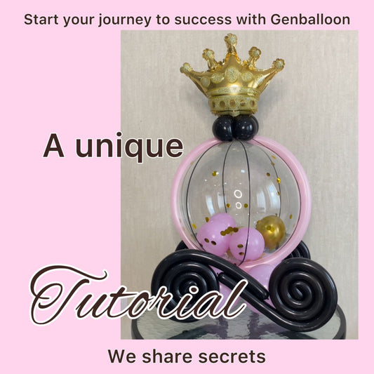 Tutorial: How to make a balloon carriage for a princess