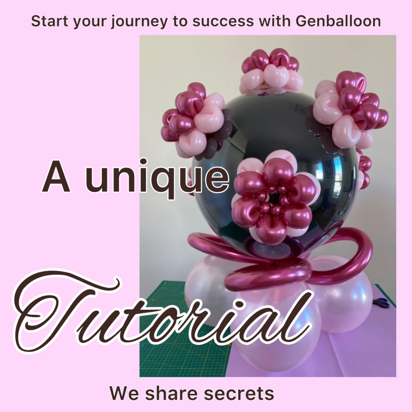 Tutorial: A balloon flowerbed. Hot, cold method of gluing balloons for modeling.