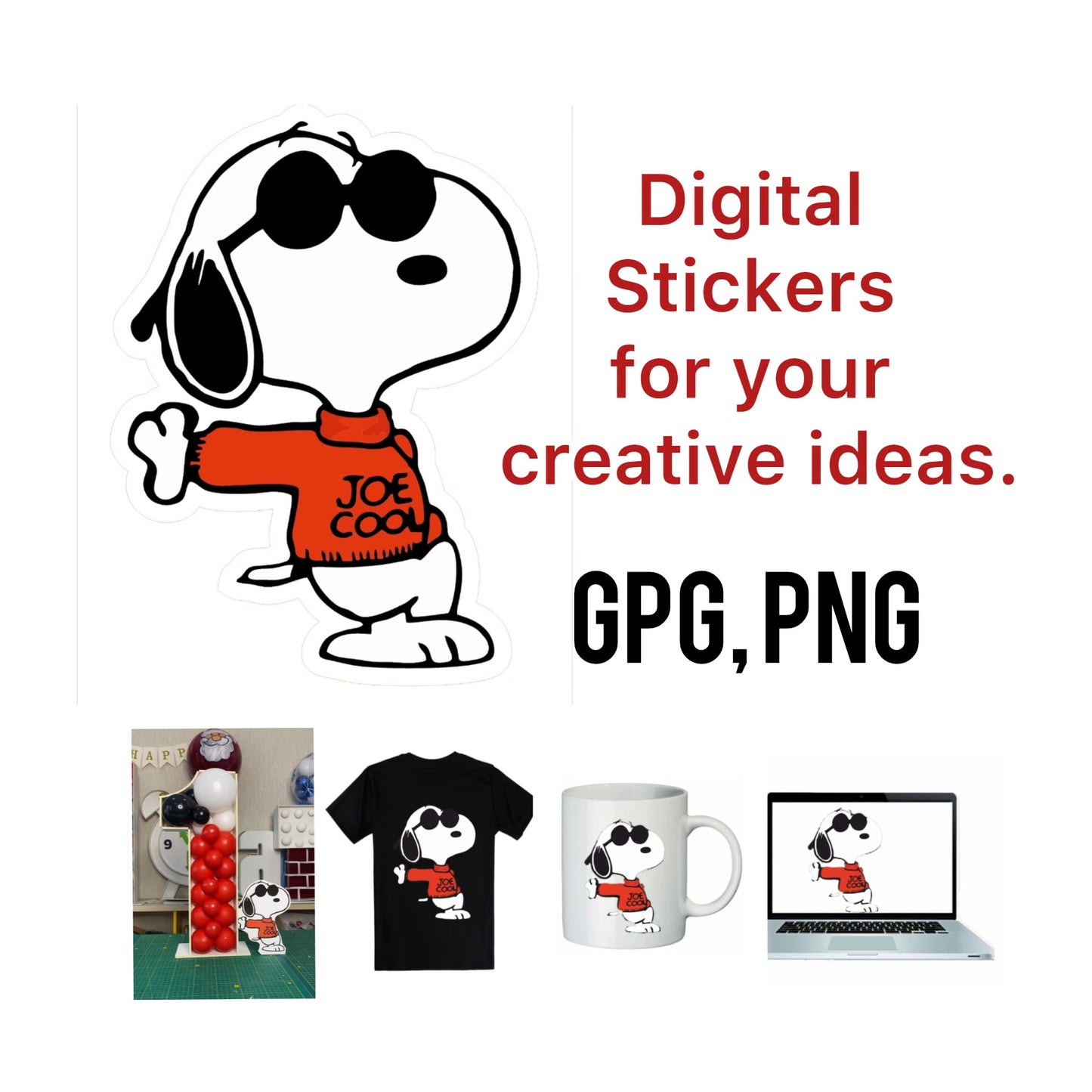 Digital stickers for you creative ideas/