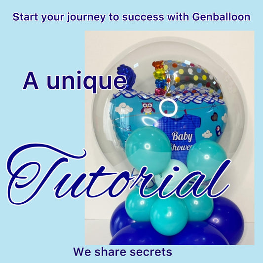 Tutorial: How to place a complex shaped foil balloon inside a Bobo balloon